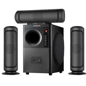 Andrew 6030 Powerful Bluetooth Subwoofer Sound System With Remote Control - Black