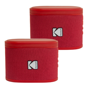 KODAK DUAL WIRELESS STACK SPEAKER SOUNDBRIX (REVERB RED)